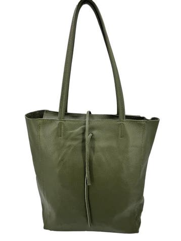 Groene Vera Pelle leren shopper, Verzenden, Nieuw