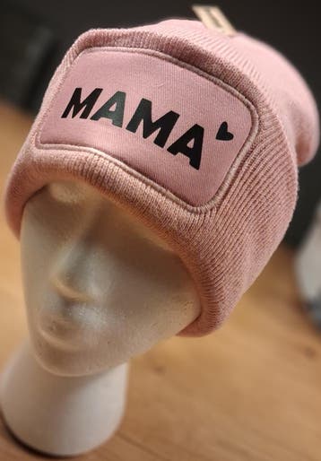 Beanie - MAMA, Beechfield, Ophalen of Verzenden, Nieuw, Muts