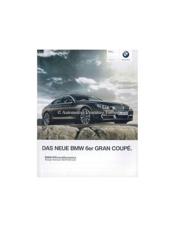 2012 BMW 6 SERIE GRAN COUPÉ BROCHURE DUITS, Nieuw, BMW, Author