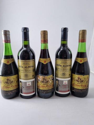 1970 Bodegas Campo Viejo (x3) & 1991 Bodegas Riojanas, Viña, Nieuw
