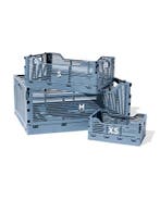 HEMA Klapkrat letterbord recycled donkerblauw, Verzenden, Nieuw