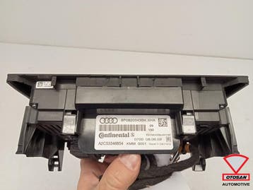 Audi A3 8P Climatronic Paneel Kachelbediening 8P0820043BK, Ophalen, Gebruikt, Audi