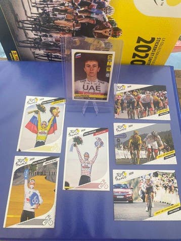 2020 Panini Tour de France Tadej Pogaar 369 Rookie Sticker, Nieuw