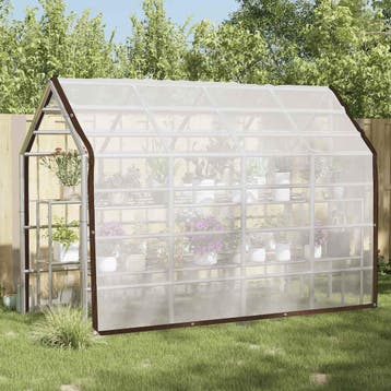 vidaXL Plantenafdekking met zeilringen 3x5 m polyethyleen, Verzenden