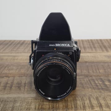 bronica zenza SQ-A + 80mm 2.8  nr. 2437, Ophalen of Verzenden, Gebruikt, Overige Merken