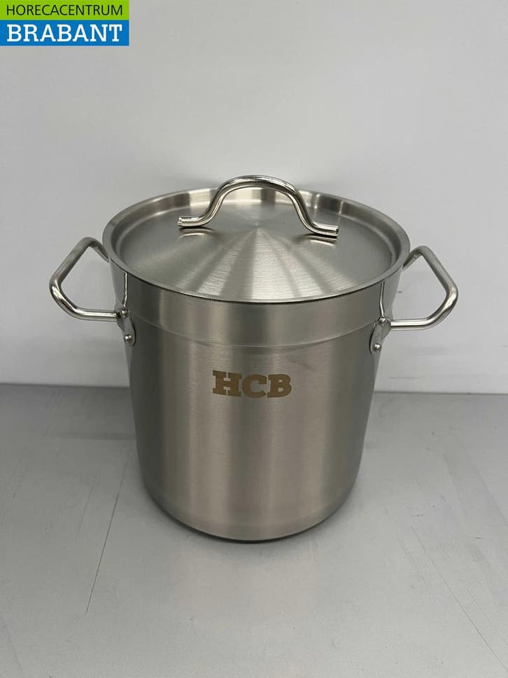 RVS Soeppan Kookpan Pan Inductie 20 x 20 cm 6 liter Horeca, Zakelijke goederen, Horeca | Keukenapparatuur, Nieuw in verpakking