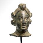 Oud-Romeins Brons Hoofd van een edele dame, Antiek en Kunst