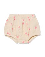HEMA Newborn broek comfy fit mousseline sterren ecru, Verzenden, Nieuw