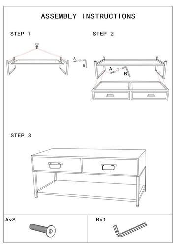 TV HOUDER HANOI CM 95X38X38, Ophalen of Verzenden, Nieuw