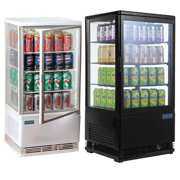 Polar Mini koelvitrine - ventilator koeling 68L, Ophalen of Verzenden