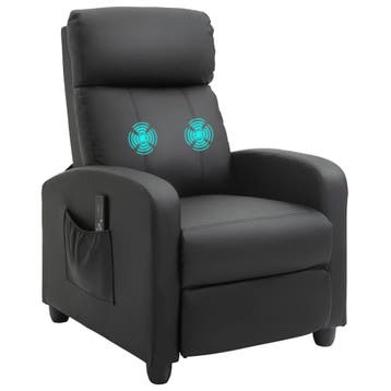 Massagestoel Relaxstoel TV-stoel 2-punts Massage Met Rugleun, Verzenden, Nieuw