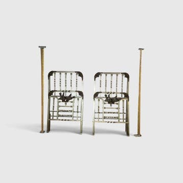 Bed (6) - Brons, Messing
