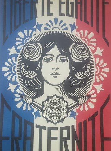 Shepard Fairey (OBEY) - Liberté Egalité Fraternité