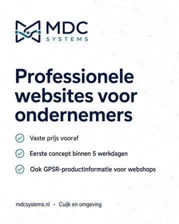 Professionele website voor zzpers – vaste prijs vanaf €795, Website Bouw