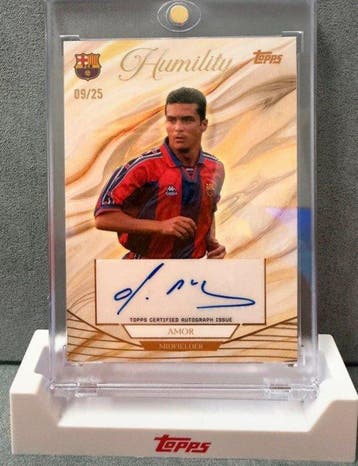 2025/26 Topps FC Barcelona Forever Guillermo Amor Humility, Nieuw