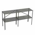 Royal Well kweektafel vrijstaand 165x45x90 cm - groengrijs, Verzenden, Nieuw