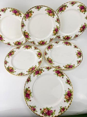 Royal Albert - Tafelservies (6) - Been - Old Country Roses /, Antiek en Kunst