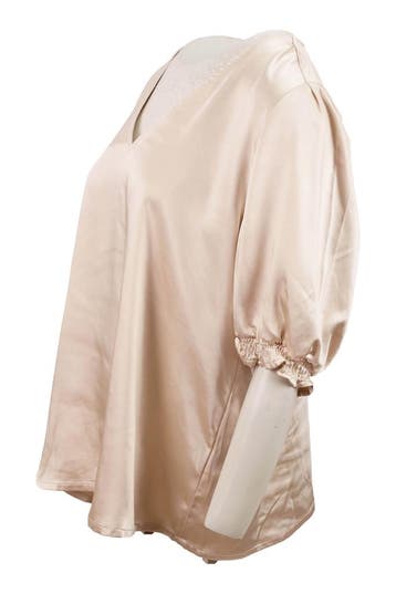 Aaiko Top in maat XL Beige, Aaiko, Verzenden, Zo goed als nieuw, Beige