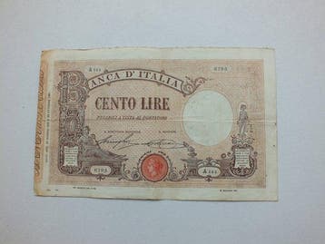 Italië. - 100 Lire 23/05/1915 Matrice (Decreto) - Gigante