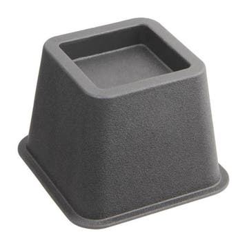 Bedverhoger / meubelverhoger 8 cm (PER STUK) - ZWART, Diversen, Verpleegmiddelen, Ophalen of Verzenden, Nieuw