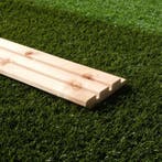 HOUT ACTIE! Triple profiel blank €2,83 per m1, Minder dan 25 mm, Nieuw, Ophalen of Verzenden, Plank