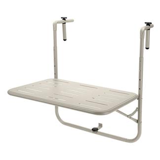 Balkontafel | Gardalux | 60 x 43 cm (Inklapbaar, Beige), Verzenden, Nieuw