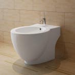 vidaXL Staand bidet rond keramiek wit, Doe-het-zelf en Verbouw, Sanitair, Verzenden, Nieuw