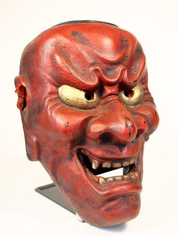 Mask - Demonenmasker spookengezicht - Halverwege de