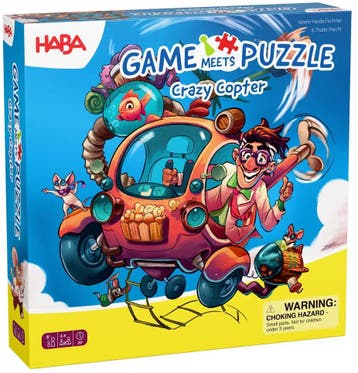 Gekke Helicopter Puzzel Spel | Haba - Kinderspellen, Verzenden, Nieuw