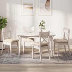 vidaXL Zitkussens 4 pcs Beige 40 x 40 cm Microvezel Stof, Huis en Inrichting, Woonaccessoires | Kussens, Verzenden, Nieuw, Beige