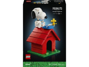 LEGO Ideas - Peanuts: Snoopys hondenhok - 21368 - 964, Verzenden, Zo goed als nieuw