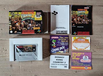 Nintendo - Super Nintendo - Donkey Kong Country 2: Diddys, Spelcomputers en Games, Nieuw