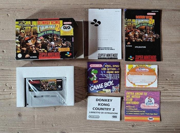 Nintendo - Super Nintendo - Donkey Kong Country 2: Diddys, Spelcomputers en Games, Spelcomputers | Overige Accessoires