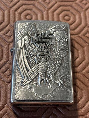 Zippo - Rare Zippo Harley Davidson 2008 Stainless Steel, Verzamelen, Nieuw
