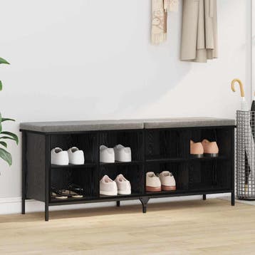 vidaXL Schoenenkast 131 x 35 x 50 cm Gemonteerd hout en, Verzenden, Nieuw