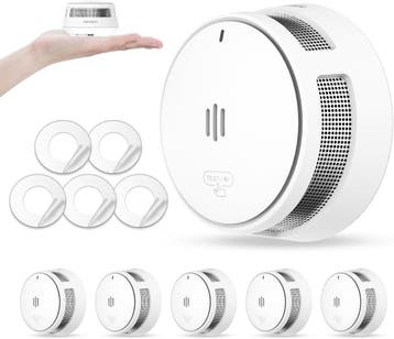 Wisualarm Rookmelder | EN14604 | Tweedekansje | OP=OP, Detector, Sensor of Melder, Nieuw, Ophalen of Verzenden, Rook