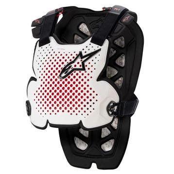 Alpinestars A-1 Pro Borstbeschermer Wit Zwart Rood, Verzenden, Nieuw met kaartje, Heren, Alpinestars