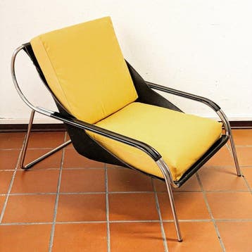 Zanotta - Marco Zanuso - Fauteuil - Maggiolina - Staal