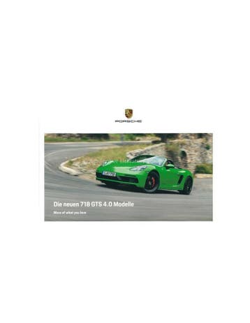 2020 PORSCHE 718 GTS 4.0 BOXSTER | CAYMAN HARDCOVER, Boeken, Nieuw, Porsche, Author