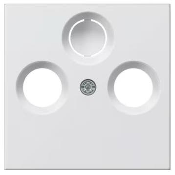 Gira Centraalplaat CAI Zuiver wit (hagelwit) 086903, Nieuw