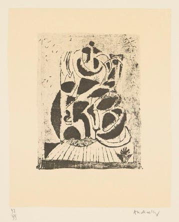 Pierre Alechinsky (1927) - Lîle (Die Insel)