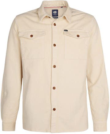 Petrol Overhemd Corduroy Beige maat M Heren, Kleding | Heren, Verzenden, Nieuw, Beige, Petrol