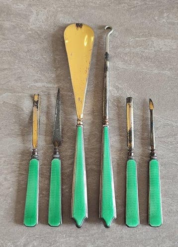 Adie Brothers limited - Beautycase (6) - .925 zilver -, Antiek en Kunst