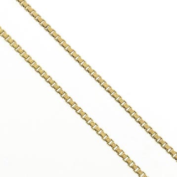 8 karaat Venetiaanse schakelketting, Ophalen of Verzenden, Gebruikt, Geel, Goud