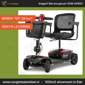 Pride GoGo Endurance AL+ 4-wiel | Aluminium reisscootmobiel, Ophalen of Verzenden, Nieuw, Pride