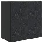 vidaXL Wandkast Zwart 59 x 31 x 60 cm Bewerkt hout, Huis en Inrichting, Kasten | Overige, Verzenden, Nieuw