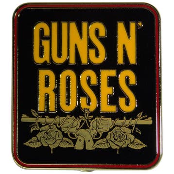 Guns N Roses - Stacked Black - Pin officiële merchandise, Ophalen of Verzenden, Nieuw, Kleding