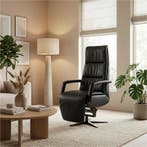 Leren sta-op-stoel Calm - Massif Nero (zwart) - large -, Bohemian, Industrieel, Modern, Scandinavisch, Nieuw, Ophalen of Verzenden