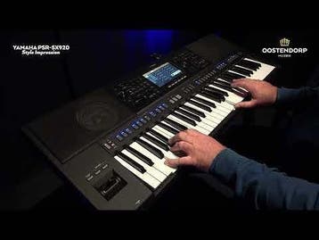 Yamaha PSR-SX920 B keyboard, Nieuw