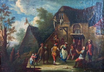 Gerard van Battem (1636-1684), Naar - A Village festival